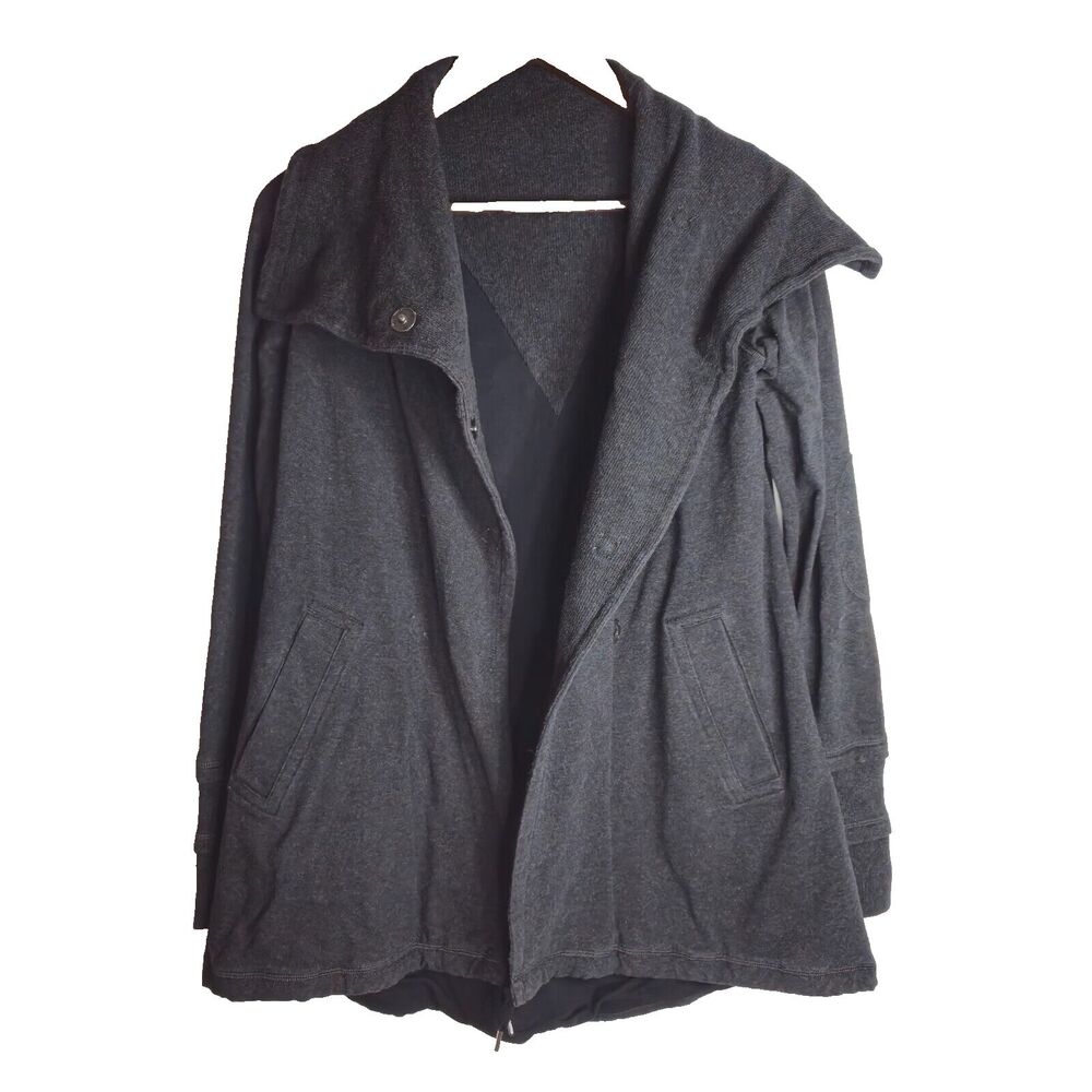 Lululemon Gratitude Wrap in Heathered Black Womens 4